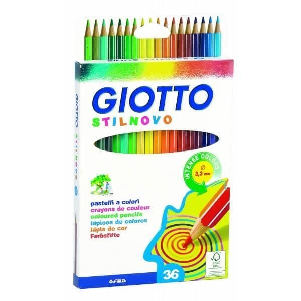 Färgpennor - Stilnovo - Giotto - Box med 36 färger - Blandat - Barn
