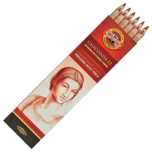 Gioconda Sanguine lerpennor 12 stycken H46202