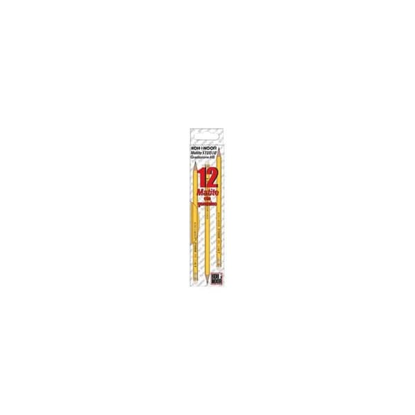 KOH-I-NOOR STUDIO 555 HB 2 mm grafitpenna med suddgummipaket om 12