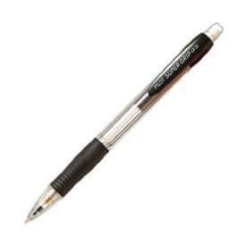 Porte-mine PILOT Super Grip - 0,5 mm - kropp av plast med gummigrepp i svart