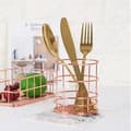Miniatyrbild 3 av 4: TD® metallisk penna Kruka/pennhållare, penna, kontorsverktyg/cylinderformad metallset roséguld