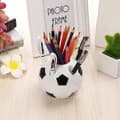 Miniatyrbild 3 av 4: INN® penna pott fotboll kontor penna brevpapper original älskarinna barn vit och svart Multifunktion tandborsthållare