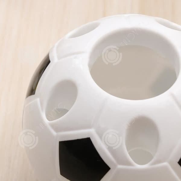 INN® penna pott fotboll kontor penna brevpapper original älskarinna barn vit och svart Multifunktion tandborsthållare