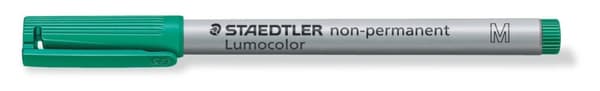 Pestävä foliomerkki M Vihreä Lumocolor Staedtler