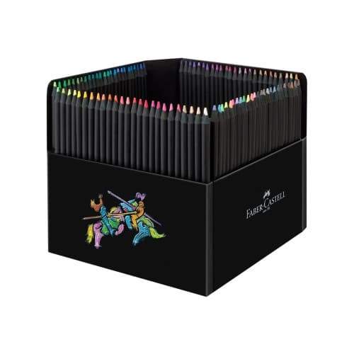 Faber-Castell Black Edition - färgpenna - sorterade lysande färger (paket om 100)