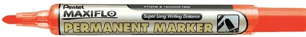 Permanent Marker Pentel Pen Röd Med Kolv NLF50
