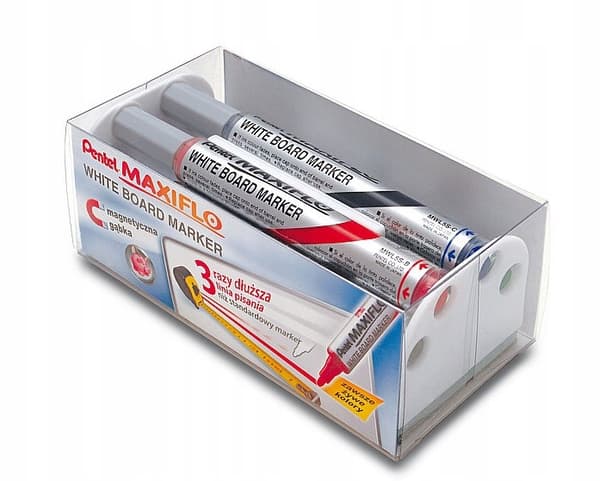 Pentel Colors Dry Erase Marker + svamp MWL5S-4N