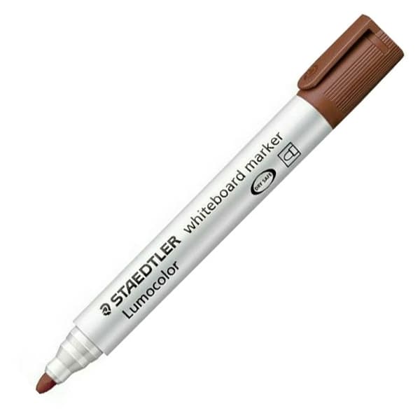 Lumocolor pyöreä kuivapyyheytysmerkki Staedtler Brown S351-7