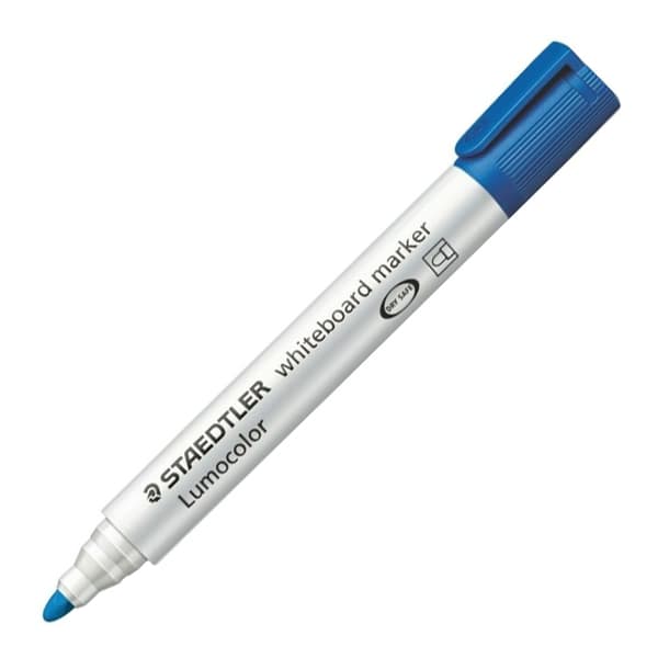 Lumocolor Rund Dry Erase Marker Staedtler Blue S351-3