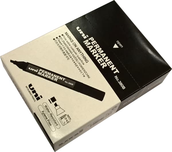 Permanent Marker Rund Tip Grøn Uni-320F