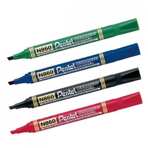 Pentel N860 Permanent Marker Faset Grøn