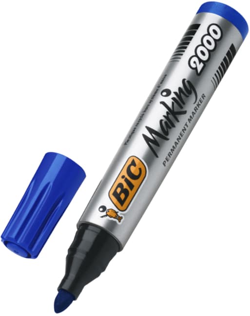 Permanent Marker Bic Round Blue NB2000