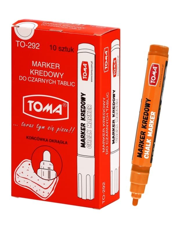 TOMA 292 KRITMARKERING FÖR PRISTAVLAR ORANGE