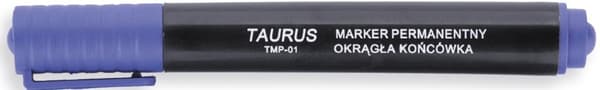 Permanent Marker Taurus Rund Blå - TMP-01