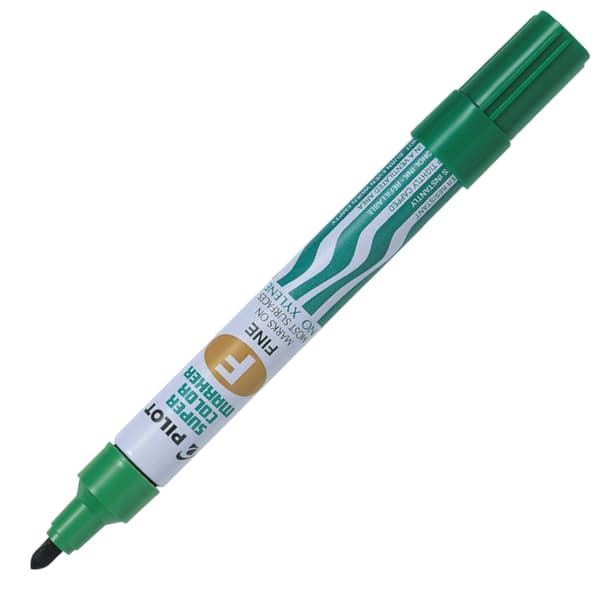 Permanent Marker Pilot Rund Grøn SCA-FG