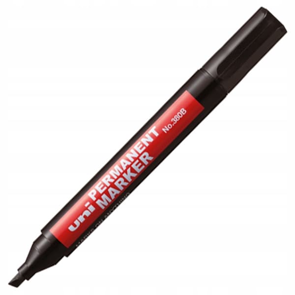 Permanent Marker Mejselspids Sort Uni-380B