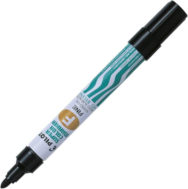 Permanent Marker Pilot SCA-F Rund Svart SCA-FB