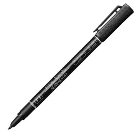 Folie Notesblok Rystor M Sort 1,0 mm FM-10A 438-000