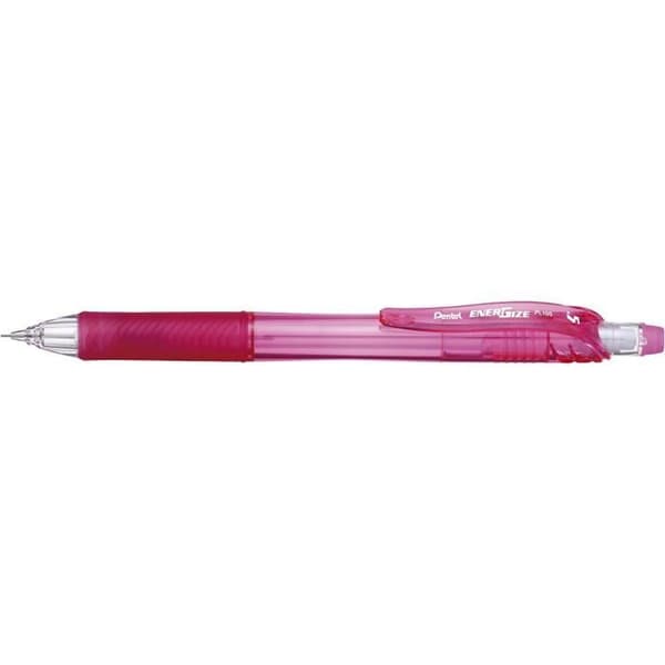 Pack med 12 Energi.Z blyertspennor, spets 0,5 mm, rosa kropp