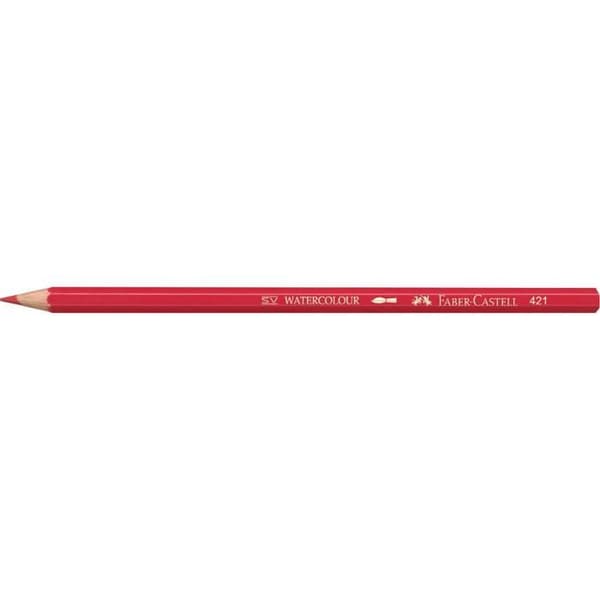 Akvarellkritor - FABER-CASTELL - 12 bitar - Assorterande färger - Motståndskraftig stift - Pensel ingår