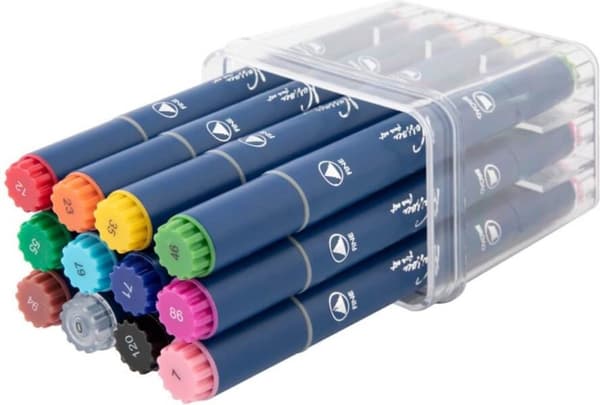 Dual markers 12 kpl kaksikärkisiä kyniä