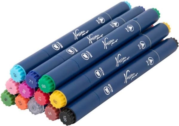 Dual markers 12 kpl kaksikärkisiä kyniä