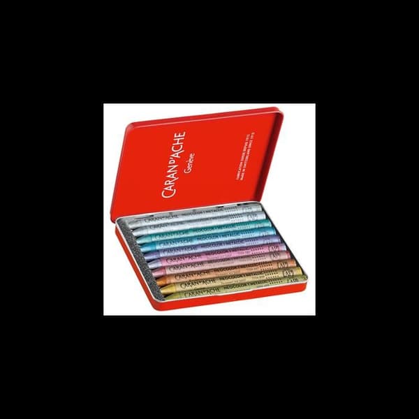Caran D'Ache NEOCOLOR I Vaxkritor pack av 10