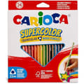 Miniatyrbild 1 av 2: Triangulära kritor - CARIOCA - Supercolor - 24 st - 100% FSC trä - Ø 3,5 mm