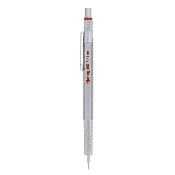 rOtring 600 mekanisk penna, 0,5 mm, silver (1852321)