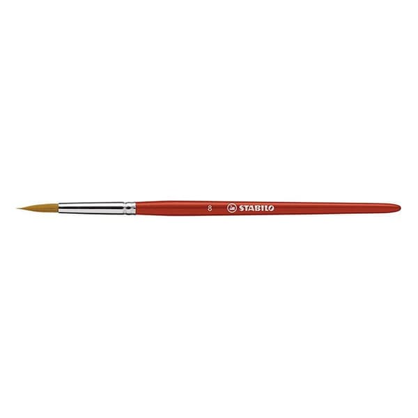 Kartongfodral med 18 STABILO woody 3 in 1 färgpennor + 1 pennvässare + 1 trasa