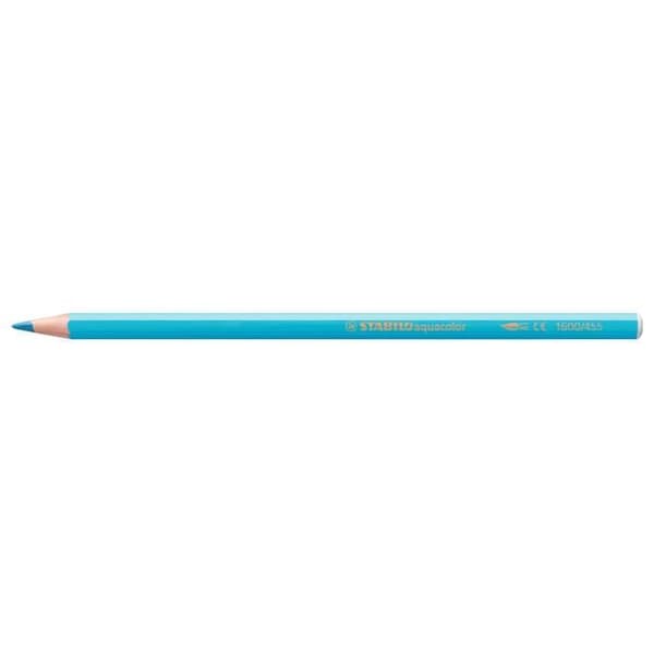 Vattenlöslig färgkrita - AQUACOLOR - 18 kritor - Blyt 2,8 mm - Strålande palett - Löslig i vatten
