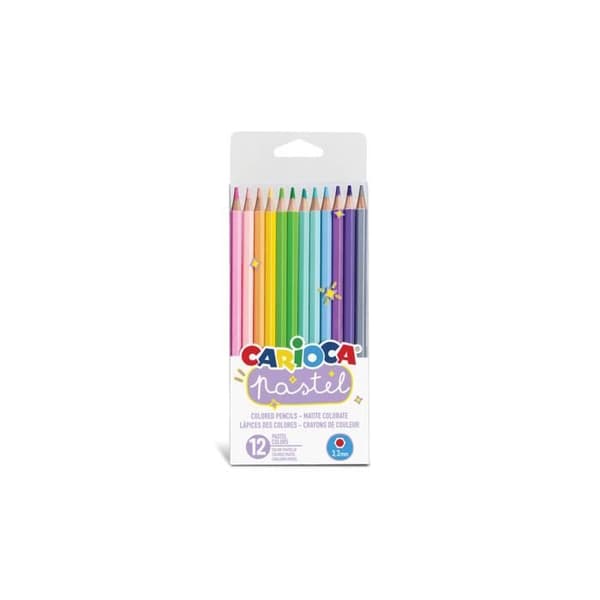Pastelli Carioca colori pastello da 12pz