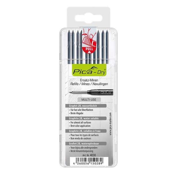 Fodral med 10 extra grafitkablar PICA-Dry 4030/SB