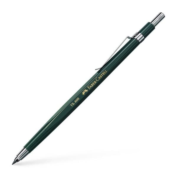 Mekanisk penna - FABER-CASTELL - TK-4600 - Metallklämma - Halkfri greppzon - Ergonomisk form