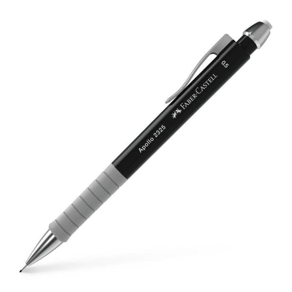 Penvässare - Faber-Castell - Apollo - Svart - 0,5 mm - Återförbar spets