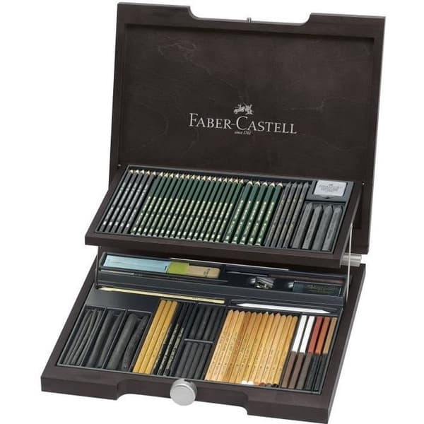 FABER-CASTELL Pitt Monokrom Pennlåda Sortiment