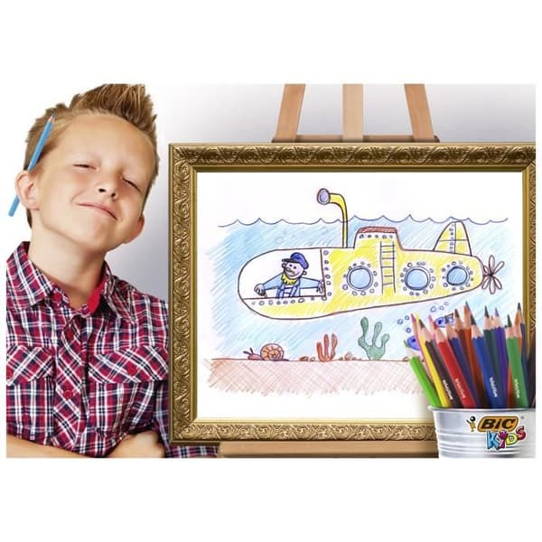 Färgpennor - BIC Kids - Evolution ECOlutions - 36 olika färger - Miljöansvarlig - Beständig