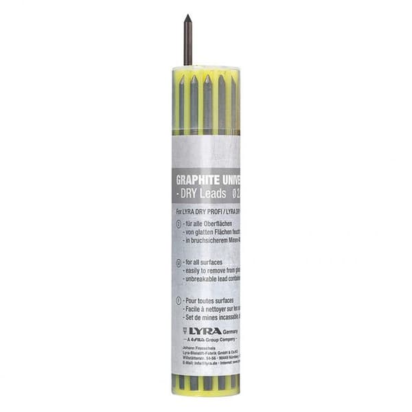 Fodral med 12 LYRA DRY graphite 2B ledningar