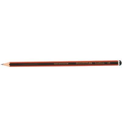 Krita - STAEDTLER - Tradition 4B - Förpackning med 12 - Grafit - Idealisk för skolan och kontoret