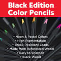 Miniatyrbild 2 av 4: Färgpennor - Faber-Castell - Black Edition - 12 delar - Pastell och neon - Ergonomisk
