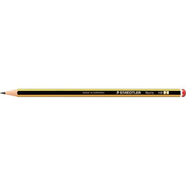 Färgpennor - STAEDTLER - NORIS 120-2 - HB - Förpackning med 12 - Grafit Svart