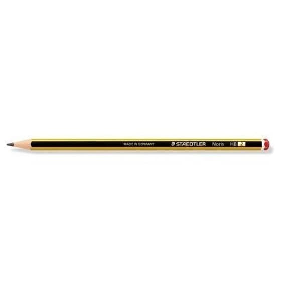 Färgpennor - STAEDTLER - NORIS 120-2 - HB - Förpackning med 12 - Grafit Svart