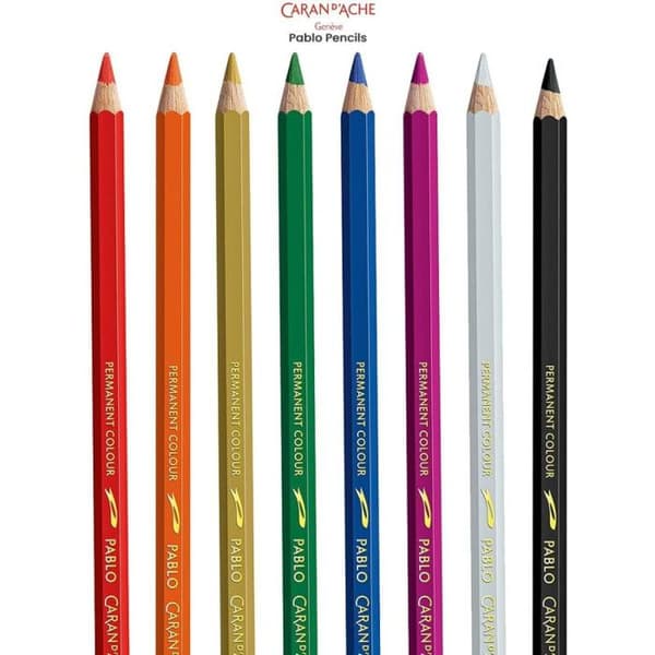 Caran d'Ache: Pablo Färgpenna: Set med 18