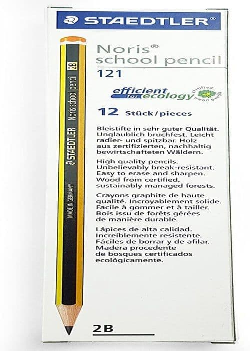 Grafitpenna - Staedtler bly - 2B Noris - NORIS SCHOOLPENCILS 2B [Förpackning om 36]