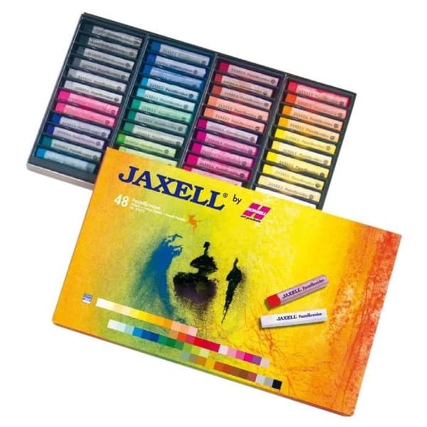 Unbekannt kritapastell, fyrkantig form, 48-pack - 47652
