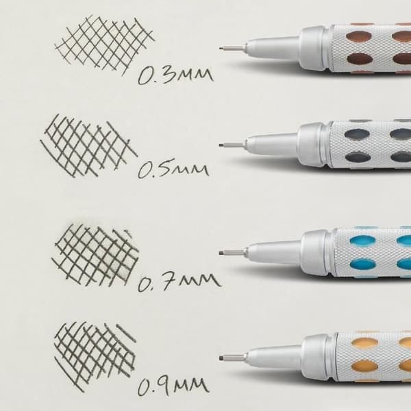 Porte-mine - PENTEL - Graphgear 1000 - 0,7 mm - Metallkropp - Komfortgrepp