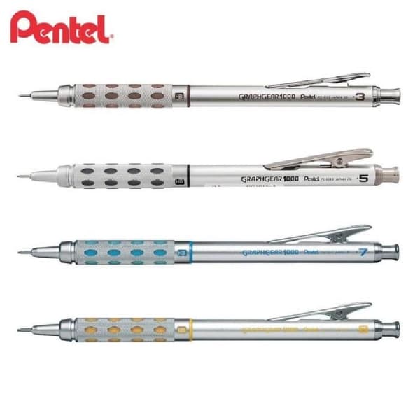 Porte-mine - PENTEL - Graphgear 1000 - 0,7 mm - Metallkropp - Komfortgrepp