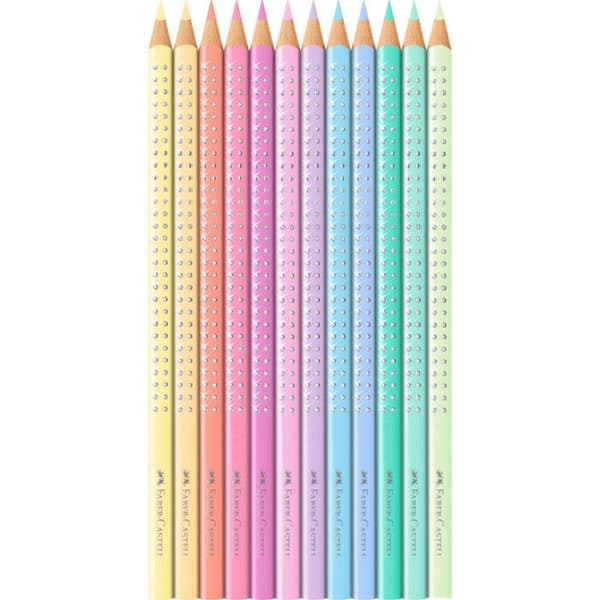 SPARKLE PASTELL färgpenna, etui om 12 st