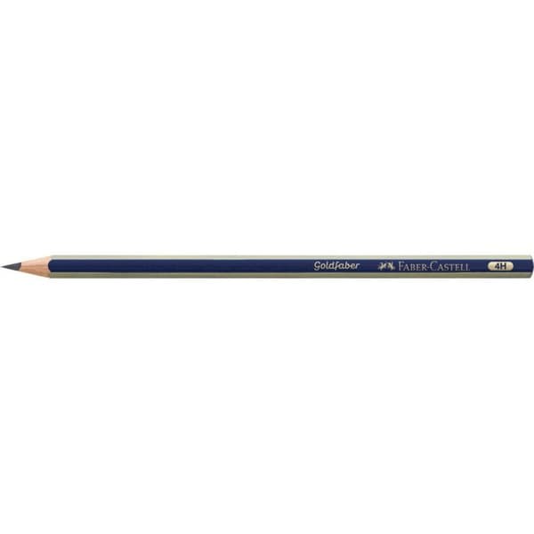 Kritor grafit - FABER-CASTELL - Goldfaber 1221 - 4H - Svart - Blandat