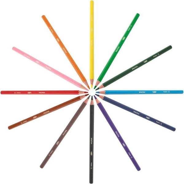 Bic Kids Evolution färgpennor i olika färger (paket med 288) - 907901